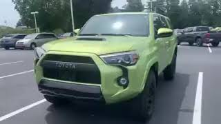 Available now So hard to find Lime Rush TRD Pro 4Runner We will have photos up later [upl. by Aggappora]