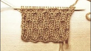 12 Tricot Tutoriel Point Nid dAbeille Facile et rapide  Maï Crochet Tricot [upl. by Llertrac862]