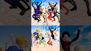 Best 2 Teams  miraculous shortvideo ladynoiredits07 [upl. by Wawro]