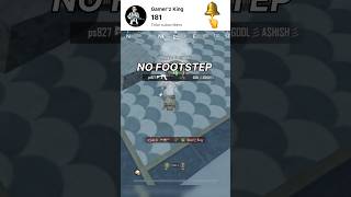 NO FOOTSTEPS ENEMY IN BGMI 😳shorts bgmishorts Gamerzking55 [upl. by Ninnette]