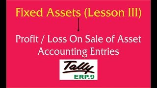 Fixed Asset Sales Entries  Accumulated Depreciation Adjustment Entry [upl. by Kcirrek]