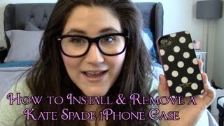 How to Install and Remove a Kate Spade iPhone Case [upl. by Correna]