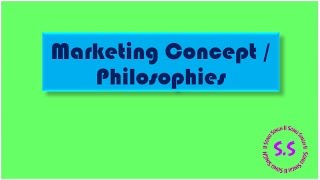 Marketing Concept and Philosophies  Marketing myopia  BBA  Bcom  EXPLAINED [upl. by Joby]