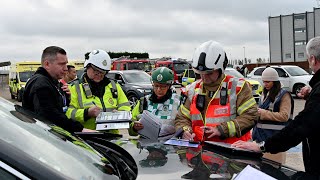 Operation Callicarpa exercise at Silverstone [upl. by Adiene427]