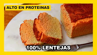 🔶 SOLO con LENTEJAS hace este PAN  FÁCIL Y RÁPIDO Receta sin gluten y vegana [upl. by Sirraj]