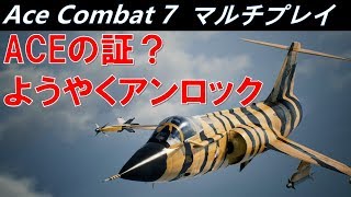 エースの証？レアスキンをアンロックしました！【Ace Combat 7 Multiplayer：エースコンバット7 マルチプレイ】 [upl. by Akers320]