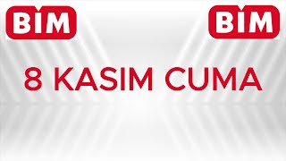 BİM 8 KASIM CUMA 2024 KATALOĞU BİM AKTÜEL ÜRÜNLERİ bim bimtürkiye bimaktüel [upl. by Albric]