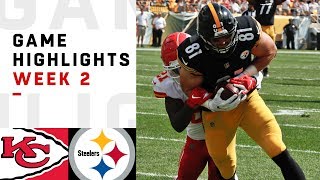 Chiefs vs Steelers Week 2 Highlights  NFL 2018 [upl. by Ilonka]