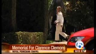 Memorial held for Clarence Clemons [upl. by Viviene894]