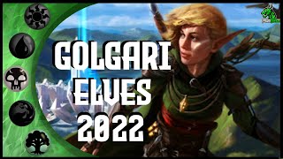 GOLGARI ELVES Standard 2022  DampD AFR MTG Arena  Magic Arena  MTGA [upl. by Enirol]