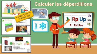 CALCULER LES DEPERDITIONS [upl. by Alyakam]