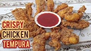 Crispy Chicken Tempura  Lunch Box Recipe for Kids [upl. by Binnings]