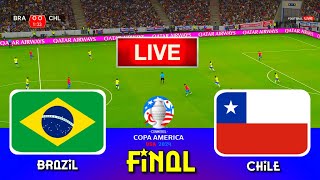 BRAZIL vs CHILE  Copa America 2024 Final  Full Match All Goals  Live Football Match [upl. by Adahsar822]