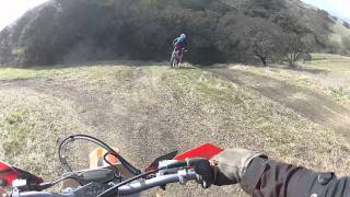 2012 KTM 200 XCW  KTM Demo Rides Hollister Hills [upl. by Muhcon929]