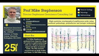 Highresolution stratigraphy using palynology palynofacies and isotopes Prof Mike Stephenson [upl. by Oniliuqnart]