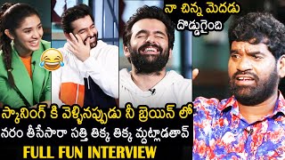 Krithi Shetty And Ram Pothineni FULL FUN Interview With Bithiri Sathi  The Warrior  News Buzz [upl. by Niraa]