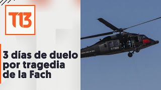 Caída de helicóptero en Osorno tres días de duelo por tragedia de la Fach [upl. by Lessirg]