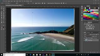 Cropping and straightening images in Photoshop Photoshoptutorial croptool Adobe [upl. by Imaon249]