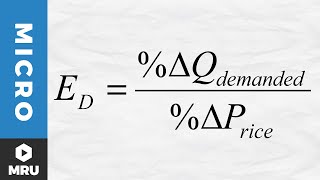 Calculating the Elasticity of Demand [upl. by O'Hara939]