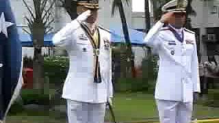 Arrival Honors Philippine Navy FOIC Ferdinand Golez [upl. by Tedi746]