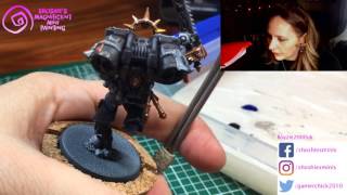 Shoshie paints GWs Deathwatch Kill Team Cassius box [upl. by Sanferd]