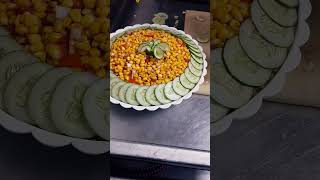 Corn 🌽 salad garnishing shot Video [upl. by Frendel420]