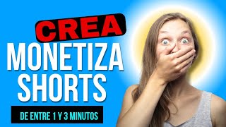 YA PUEDES Crear Subir Y MONETIZAR Shorts De Entre 1 Y 3 minutos [upl. by Terrilyn]