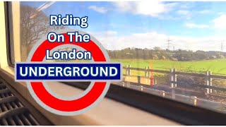 Riding the London Underground from Theydon Bois to Epping on the Central Line [upl. by March725]