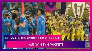 IND vs AUS ICC World Cup 2023 Final Stat Highlights Australia Beat India Win Sixth Title [upl. by Soo]