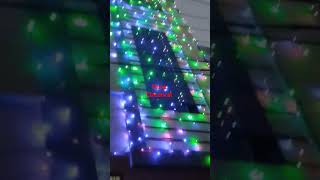 Diwali lighting decoration completed sowjanyamedical distributer home 2 no basti yellandu [upl. by Erodoeht757]