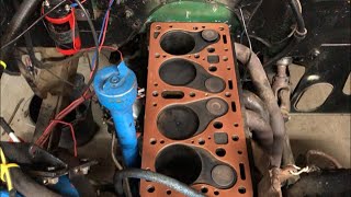 Willys Jeep Hurricane FHead 4134 F134 Cracked Block DIY Repair Not a true fix [upl. by Damalis]