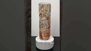 Stunning 3D Floral Tumbler Wrap Perfect for Sublimation [upl. by Donell]