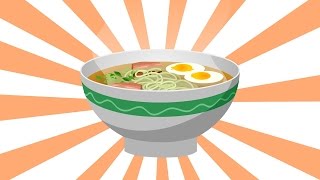 GreeNoodle  Ramen Noodles Made with Moroheiya Animation [upl. by Afira]