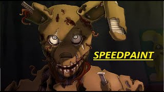 SpeedpaintFNAF Springtrap [upl. by Mairem]