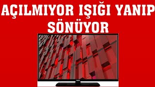 Vestel TV Açılmıyor Işığı Yanıp Sönüyor Sorunu Çözümü [upl. by Wendalyn]