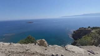 Driving to the Blue Lagoon Akamas Cyprus June 2020 [upl. by Nimad319]