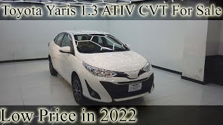 Toyota Yaris ATIV 13 CVT 2022 Expert Review New For Sale [upl. by Beesley]