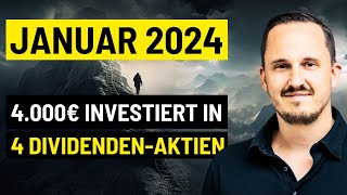 4 Dividenden Aktien gekauft im Janaur 2024 📈💰 [upl. by Bucky]