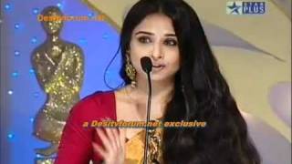 Diva Rekha at star screen awards 2010mpg [upl. by Euhc145]