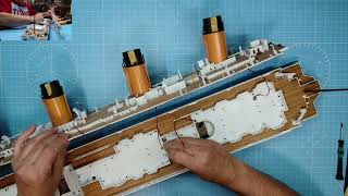 Build the Titanic stages 121 and 122 from Hachette [upl. by Aihtnyc]