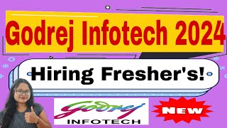 Godrej Infotech Recruitment 2024  Hiring for Freshers as Software Developer [upl. by Enaamuj]