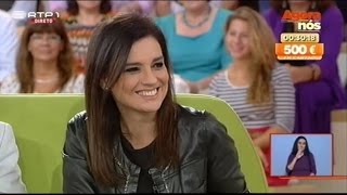 Cristina Esteves no Agora Nós da RTP1 [upl. by Ahsieit]