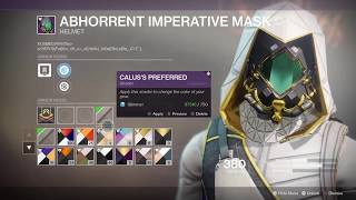 Destiny 2  Hunter Full Armor Escalation Protocol  Abhorrent Imperative Set [upl. by Eentruoc]