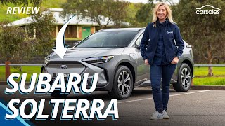 2024 Subaru Solterra Review  Japanese brand’s first EV puts a unique spin on the AWD midsize SUV [upl. by Grigson]