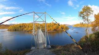 Vandring till Gausjosjöns sameviste i Lappland HD 1080p [upl. by Gaye]