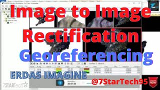 Image to Image Rectification  Georeferencing  Geometric Correction Process  ERDAS Imagine [upl. by Yahsed]