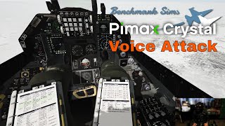 DCS Player Tries a Full SEAD Mission in Falcon BMS  Pimax Crystal amp VoiceAttack [upl. by Eiramlatsyrc]