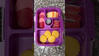 Packing School Lunch ONLY GUMMY FOOD shorts [upl. by Sineray]