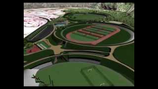 Progetto 3D Parco dello Sport Bagnoli [upl. by Aleiram]