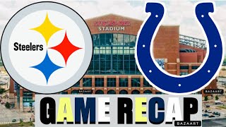 Steelers  Colts Game Recap [upl. by Eversole]